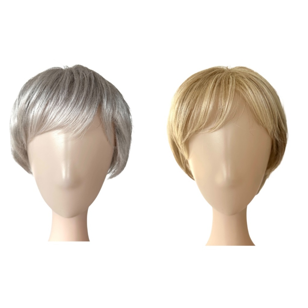 Two Raquel Welch Wigs Enchant in Biscuit and Ready to Take Off in Silver